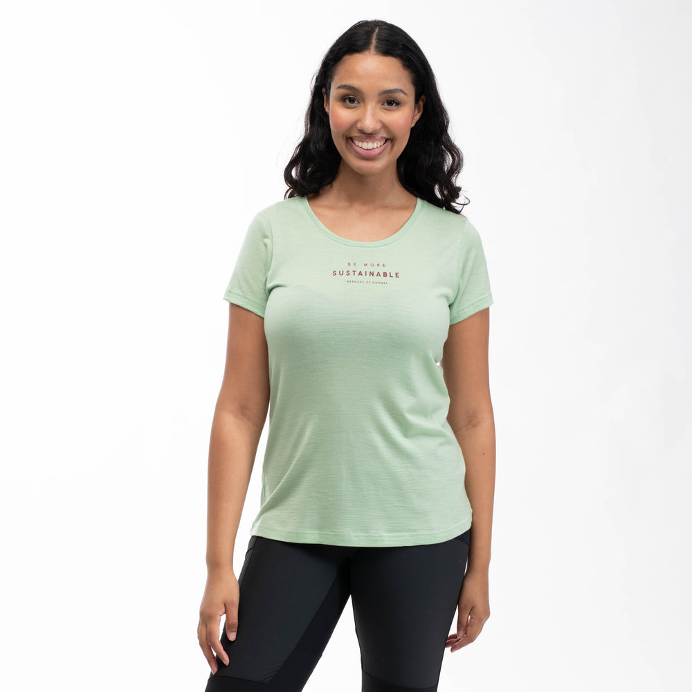 Graphic Wool Merino Tee Women