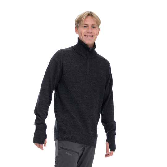 Ulriken Light Merino Jumper Men - Dark Shadow Grey