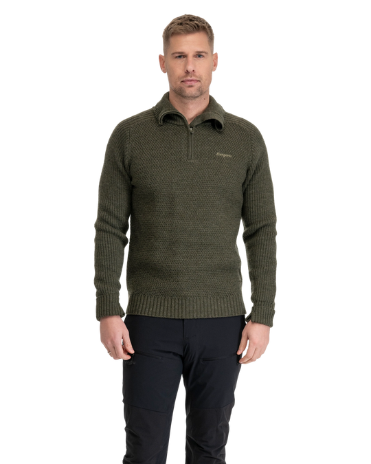 Ulriken Jumper Men - Dark Green Mud