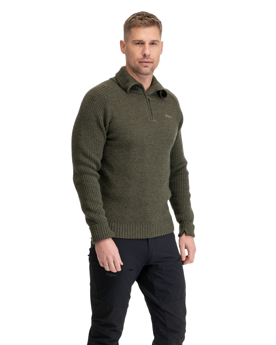 Ulriken Jumper Men - Dark Green Mud