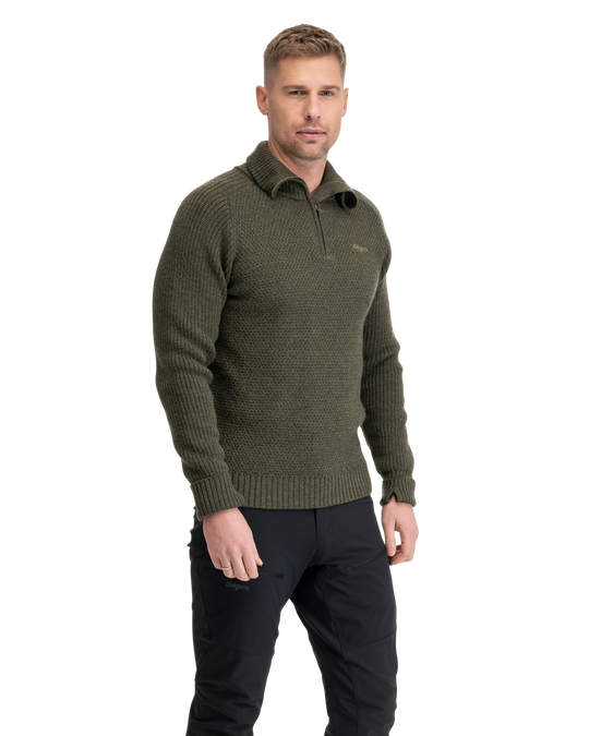 Ulriken Jumper Men - Dark Green Mud