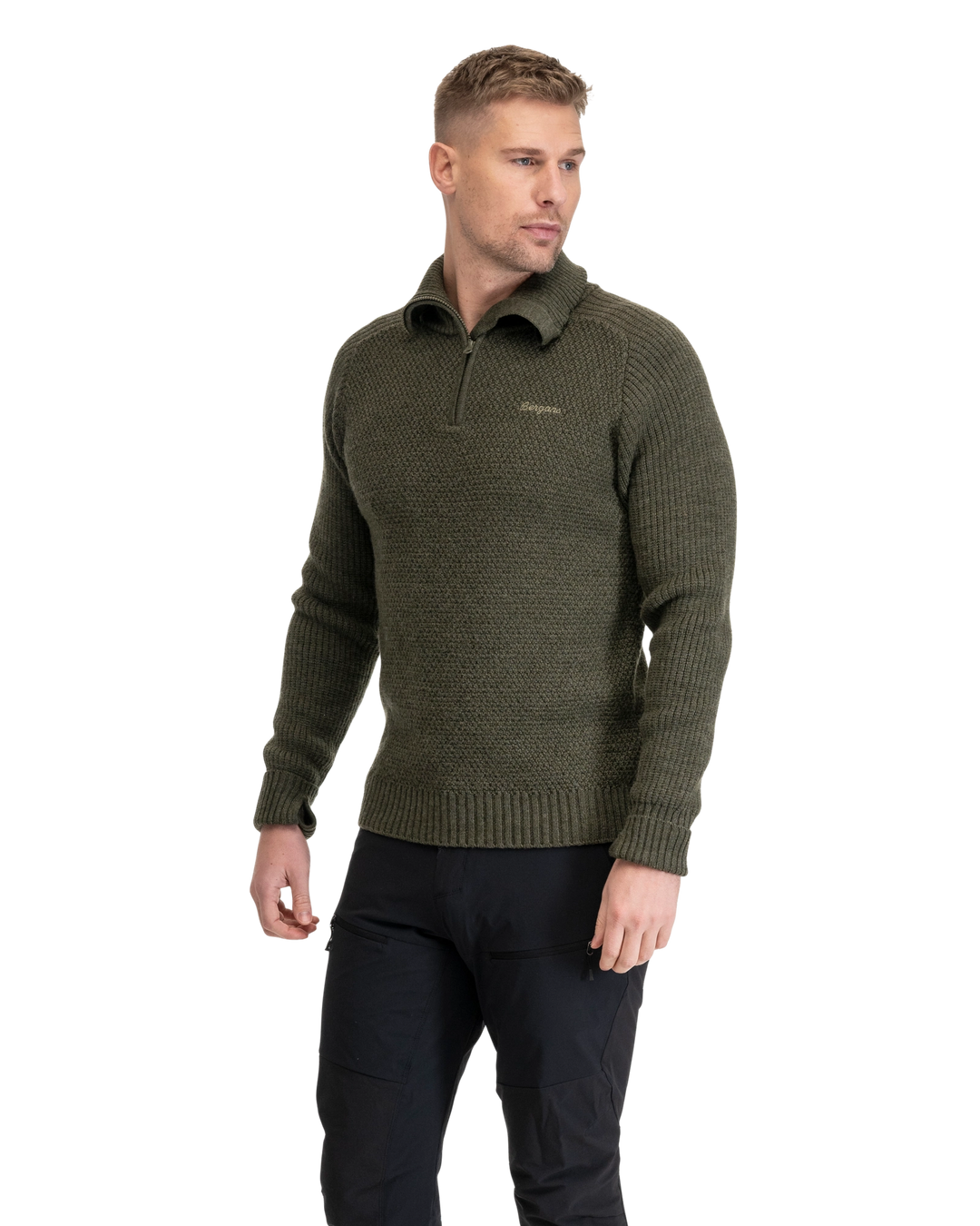 Ulriken Jumper Men - Dark Green Mud