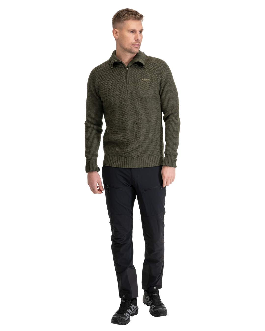 Ulriken Jumper Men - Dark Green Mud